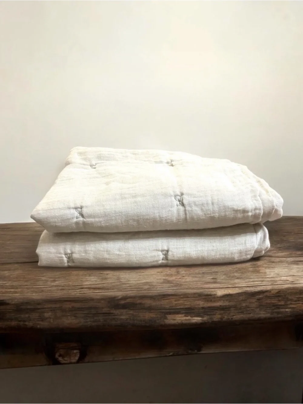 RESTORATION HARDWARE 2 LINEN GAUZE DUNE BEIGE 20x28 Pillow Shams